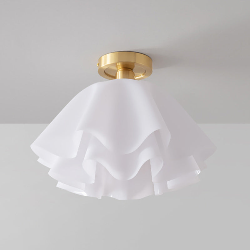 Contemporary Scandinavian Petal Copper Multi-Layer Semi-Flush Mount Light

Elevate your living room with this stunning contemporary Scandinavian-inspired ceiling light. Featuring a unique petal design crafted from multi-layer copper and acrylic, this 1-li