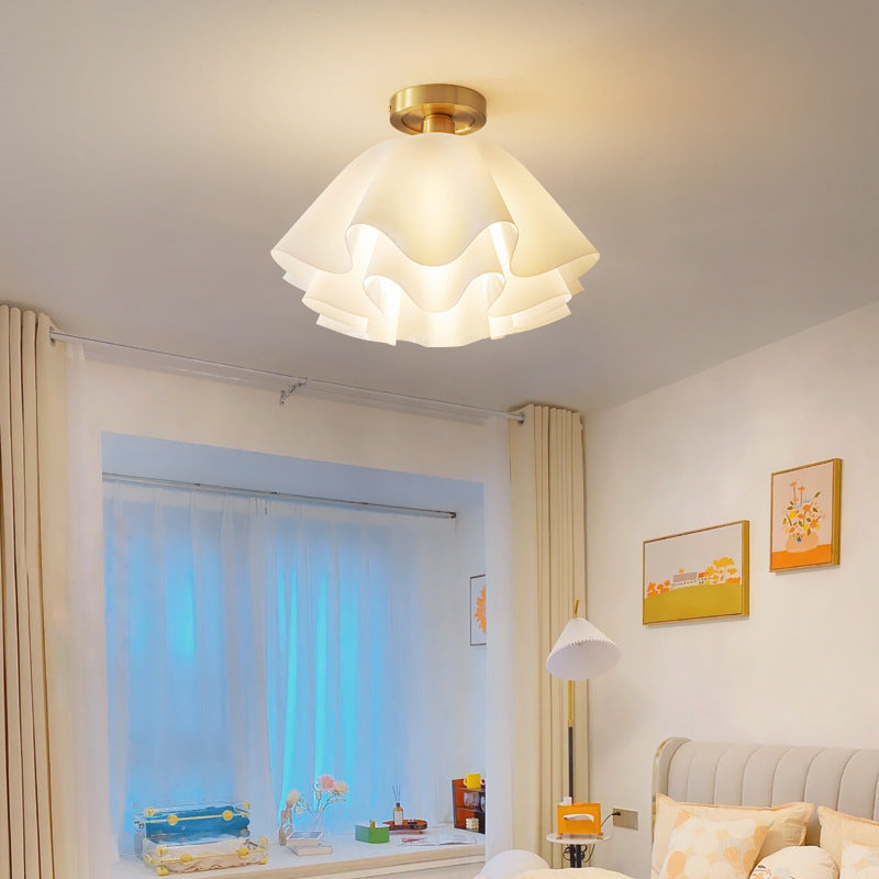 Contemporary Scandinavian Petal Copper Multi-Layer Semi-Flush Mount Light

Elevate your living room with this stunning contemporary Scandinavian-inspired ceiling light. Featuring a unique petal design crafted from multi-layer copper and acrylic, this 1-li