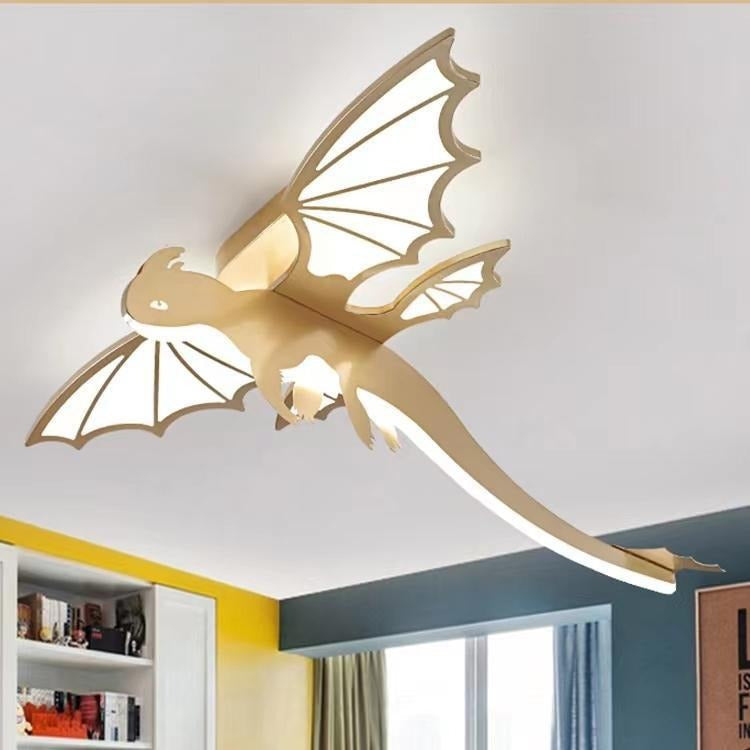 Dinosaur Ceiling Light for Kids - Contemporary LED Semi-Flush Mount Fixture  

Illuminate your child's bedroom with our contemporary dinosaur-themed ceiling light. This oval chassis light features vibrant PVC and acrylic designs, perfect for dino lovers.