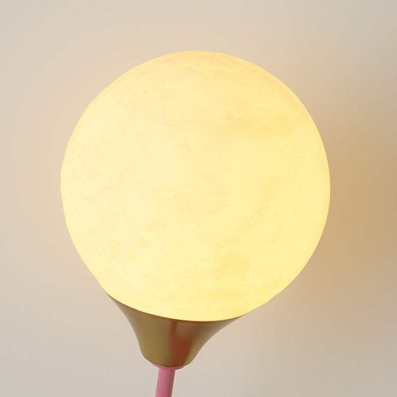 Contemporary Scandinavian Bear Balloon Wall Sconce Light for Kids' Room