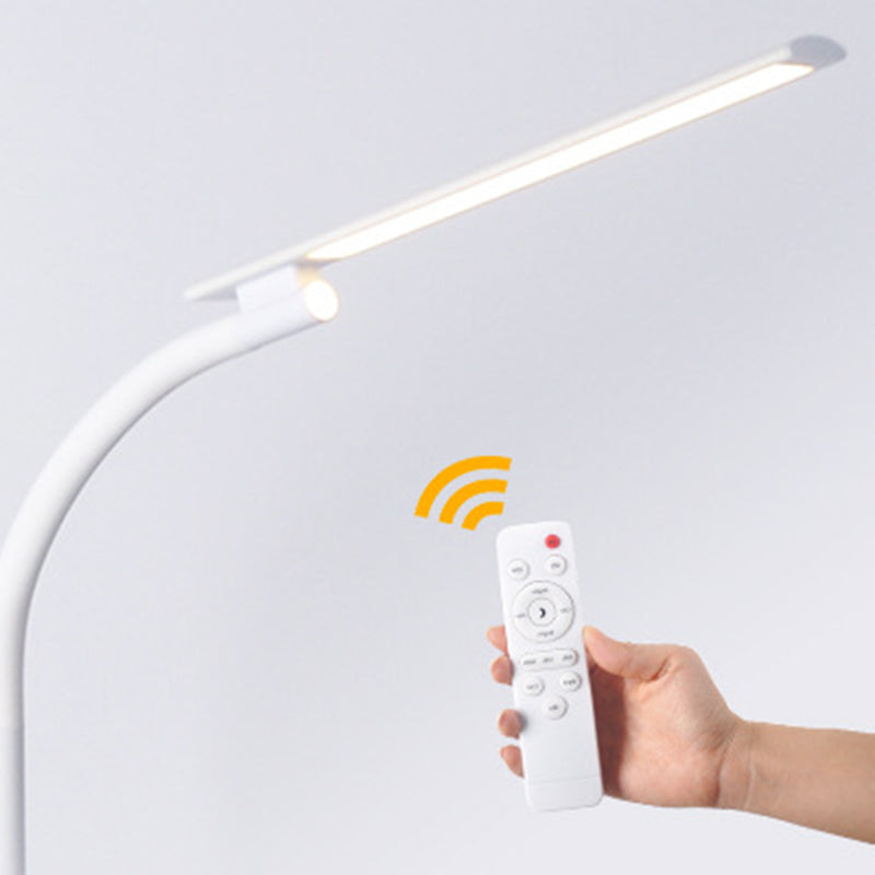 Modern Minimalist LED Floor Lamp - Rectangular ABS Aluminum Design for Living Room Lighting
