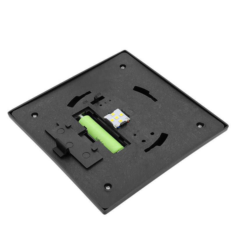 Contemporary Waterproof LED Solar Lawn Light - Industrial Square Design for Outdoor Patio