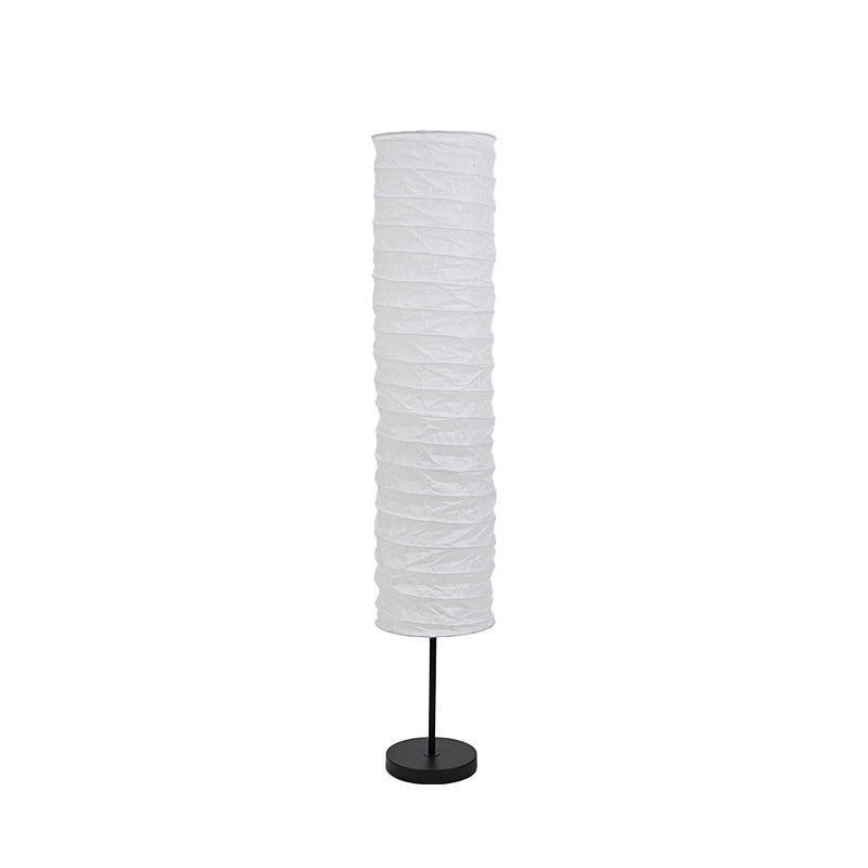 Traditional Japanese Pleated Paper Floor Lamp - 1-Light Column Shade for Home Office

Illuminate your workspace with this elegant Traditional Japanese Pleated Paper Column Shade Floor Lamp. Perfect for adding a serene ambiance to your home office, this 1-