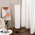 Traditional Japanese Pleated Paper Floor Lamp - 1-Light Column Shade for Home Office

Illuminate your workspace with this elegant Traditional Japanese Pleated Paper Column Shade Floor Lamp. Perfect for adding a serene ambiance to your home office, this 1-