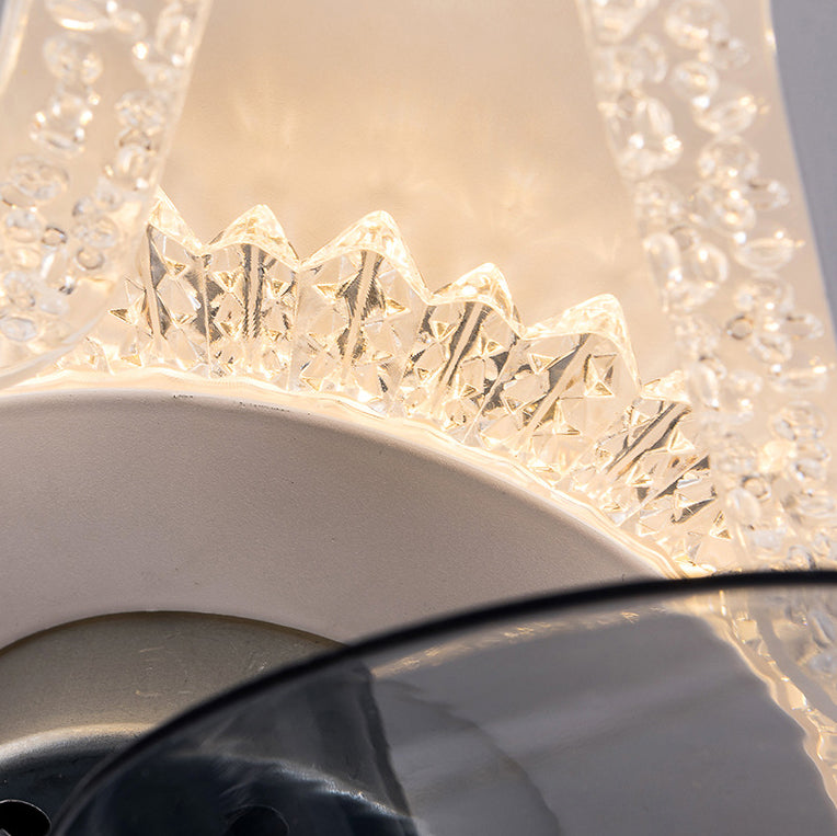 Contemporary Acrylic LED Ceiling Fan Light - Semi-Flush Mount for Bedroom  

Enhance your bedroom with this contemporary simplicity hardware ceiling fan light, featuring a sleek acrylic design and energy-efficient LED lighting. This semi-flush mount fixtu