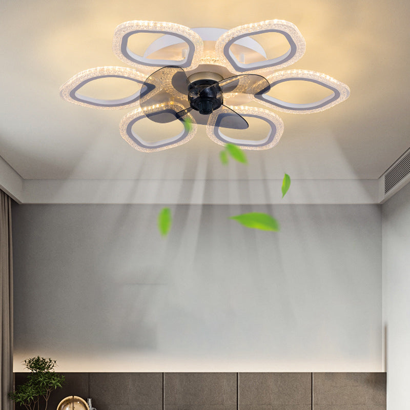 Contemporary Acrylic LED Ceiling Fan Light - Semi-Flush Mount for Bedroom  

Enhance your bedroom with this contemporary simplicity hardware ceiling fan light, featuring a sleek acrylic design and energy-efficient LED lighting. This semi-flush mount fixtu