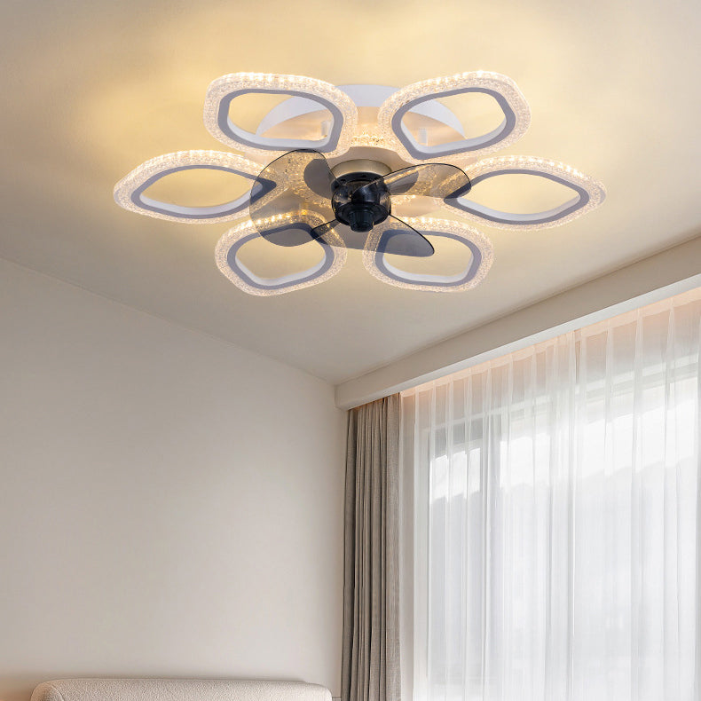 Contemporary Acrylic LED Ceiling Fan Light - Semi-Flush Mount for Bedroom  

Enhance your bedroom with this contemporary simplicity hardware ceiling fan light, featuring a sleek acrylic design and energy-efficient LED lighting. This semi-flush mount fixtu