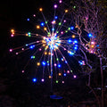 Contemporary Industrial Solar LED Lawn Insert Light - Waterproof Outdoor Patio Firework Design