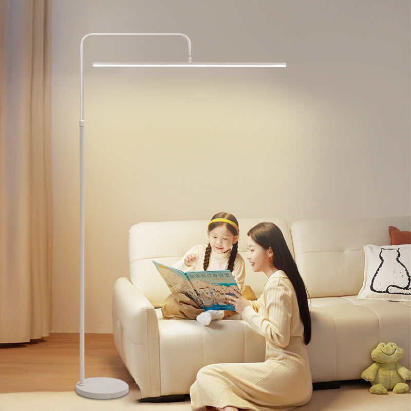 Modern Minimalist Linear Iron LED Floor Lamp for Living Room Reading