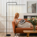 Modern Minimalist Linear Iron LED Floor Lamp for Living Room Reading