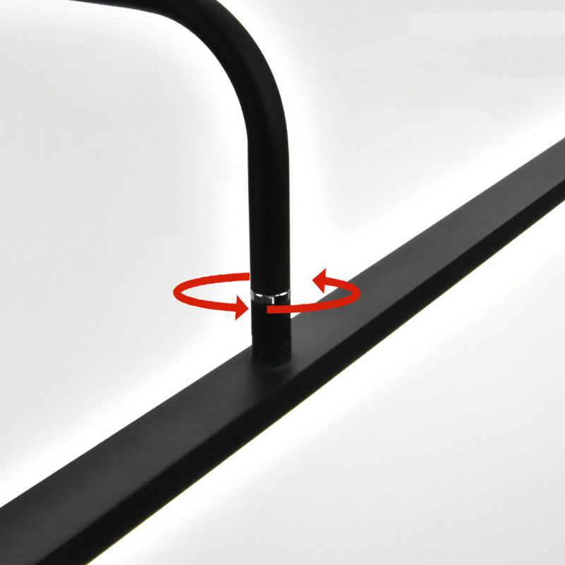 Modern Minimalist Linear Iron LED Floor Lamp for Living Room Reading