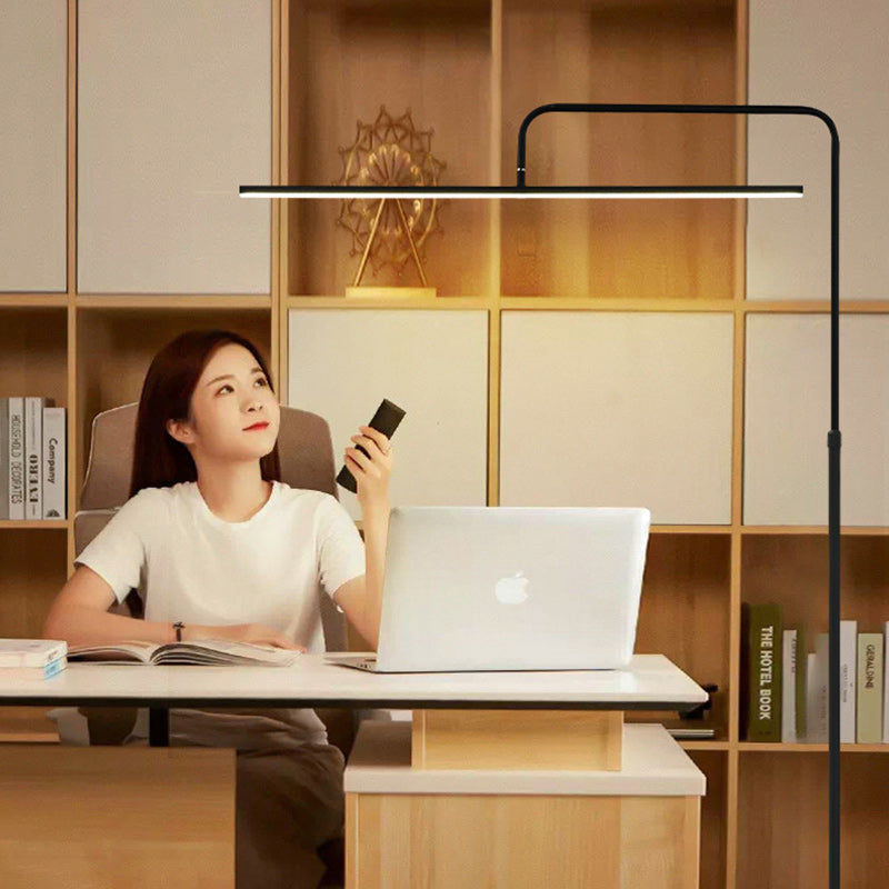 Modern Minimalist Linear Iron LED Floor Lamp for Living Room Reading