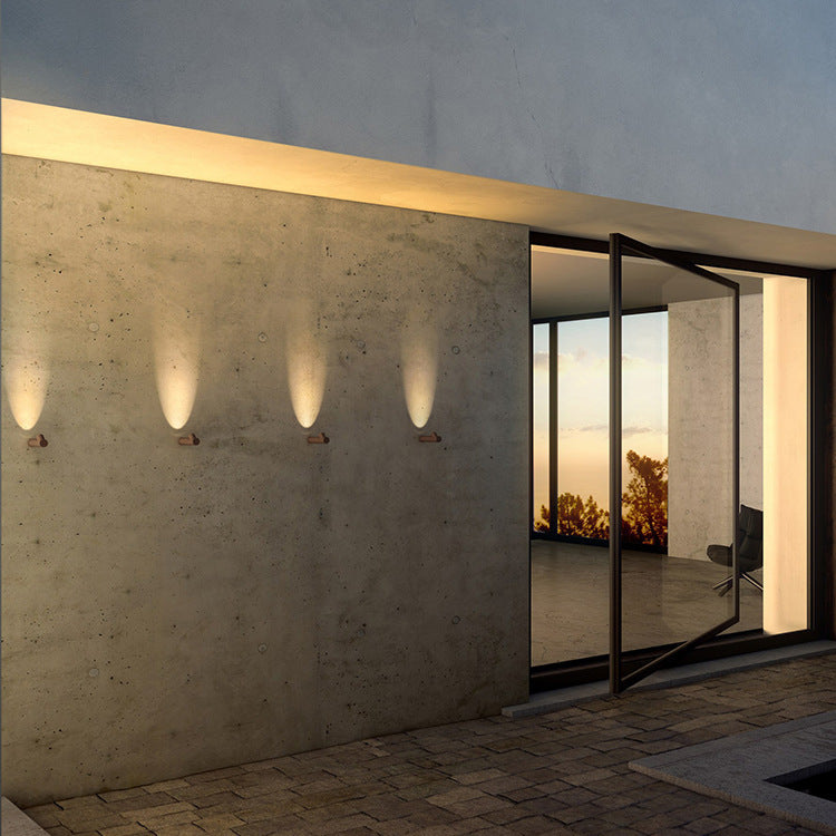 Modern Minimalist Bamboo Knot LED Waterproof Outdoor Wall Sconce for Patio