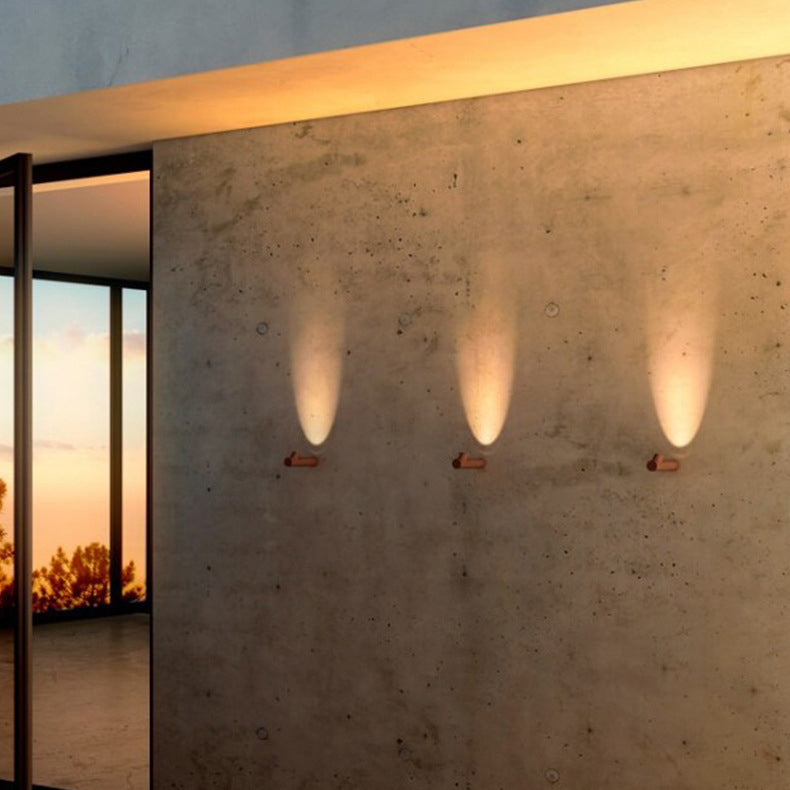 Modern Minimalist Bamboo Knot LED Waterproof Outdoor Wall Sconce for Patio