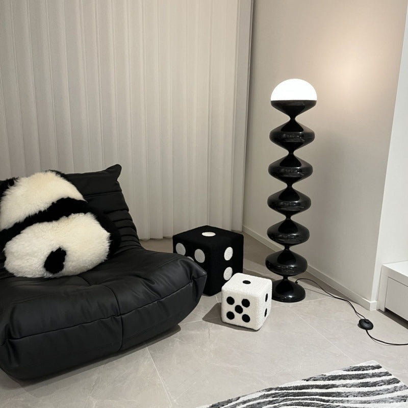 Traditional French Gourd Iron Acrylic Floor Lamp for Living Room  

Illuminate your living space with this exquisite Traditional French Gourd Iron Acrylic Floor Lamp. Designed to enhance your decor, this 1-light standing lamp features a stunning gourd sha