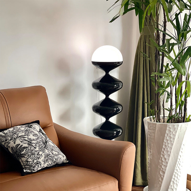 Traditional French Gourd Iron Acrylic Floor Lamp for Living Room  

Illuminate your living space with this exquisite Traditional French Gourd Iron Acrylic Floor Lamp. Designed to enhance your decor, this 1-light standing lamp features a stunning gourd sha