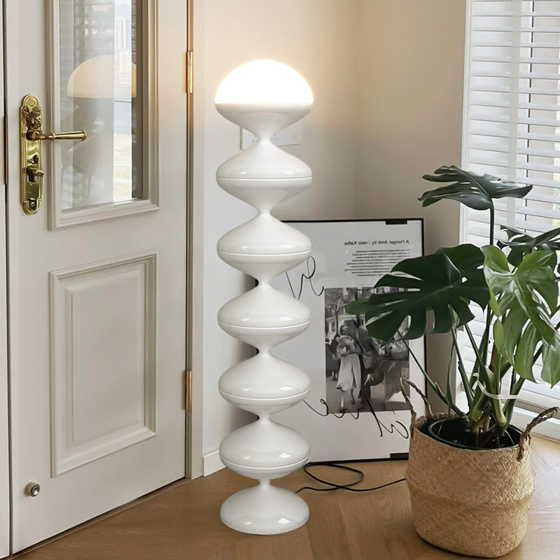 Traditional French Gourd Iron Acrylic Floor Lamp for Living Room  

Illuminate your living space with this exquisite Traditional French Gourd Iron Acrylic Floor Lamp. Designed to enhance your decor, this 1-light standing lamp features a stunning gourd sha
