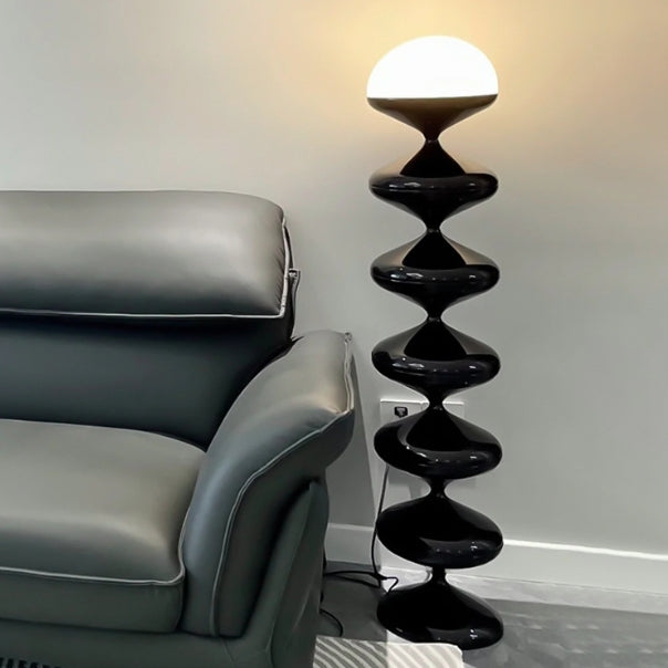 Traditional French Gourd Iron Acrylic Floor Lamp for Living Room  

Illuminate your living space with this exquisite Traditional French Gourd Iron Acrylic Floor Lamp. Designed to enhance your decor, this 1-light standing lamp features a stunning gourd sha