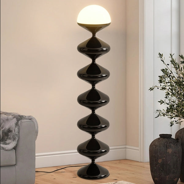 Traditional French Gourd Iron Acrylic Floor Lamp for Living Room  

Illuminate your living space with this exquisite Traditional French Gourd Iron Acrylic Floor Lamp. Designed to enhance your decor, this 1-light standing lamp features a stunning gourd sha