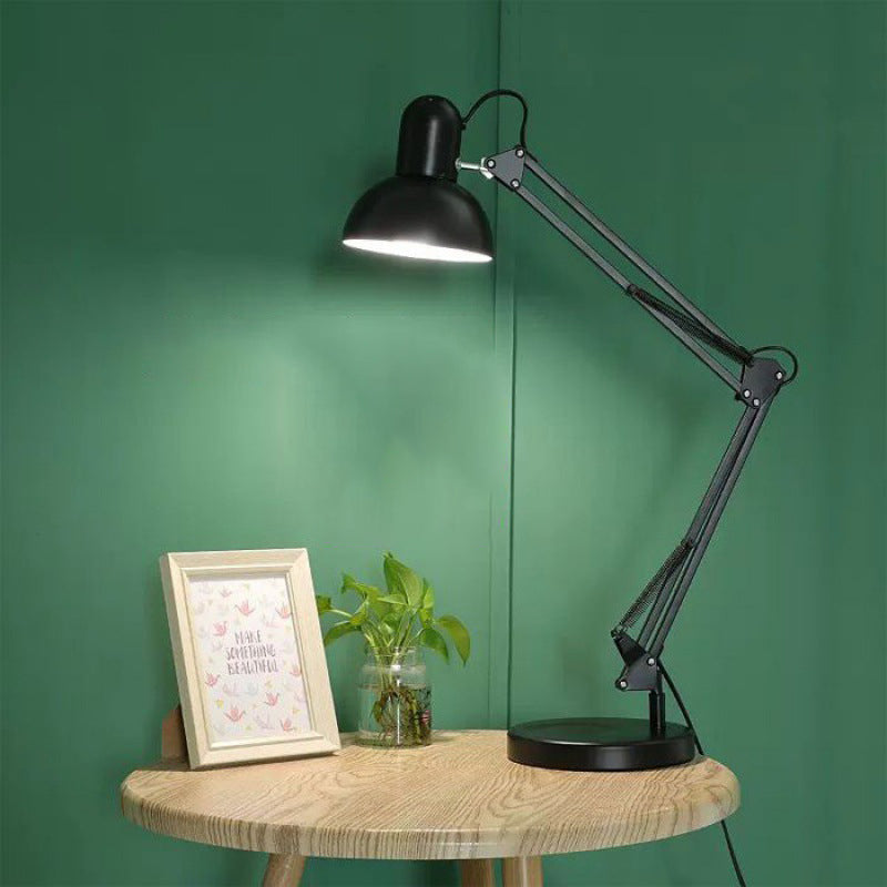 Contemporary Nordic Adjustable Iron Table Lamp - 1-Light Design for Bedroom