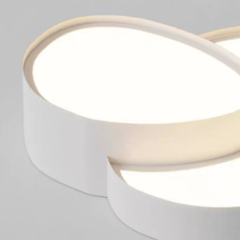 Contemporary Cobblestone Acrylic LED Flush Mount Ceiling Light for Living Room