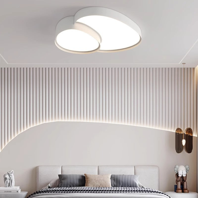 Contemporary Cobblestone Acrylic LED Flush Mount Ceiling Light for Living Room