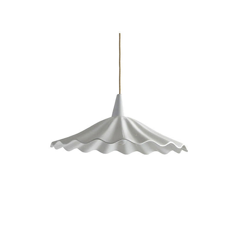 Vintage Ceramic Lotus Leaf Pendant Light for Living Room Lighting