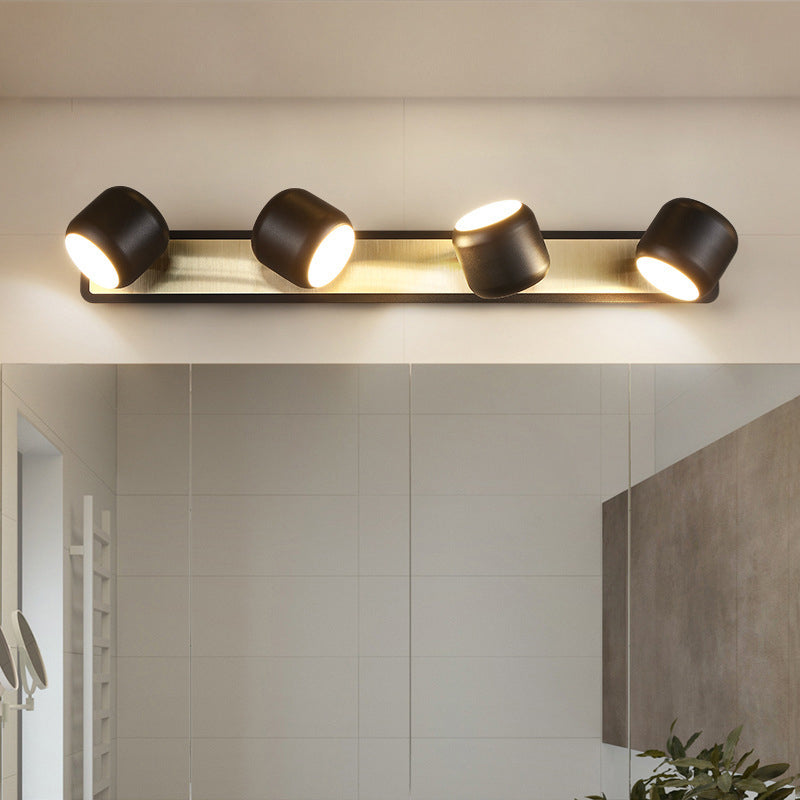 Modern Simplicity LED Wall Sconce Bathroom Mirror Light Cylinder Design
