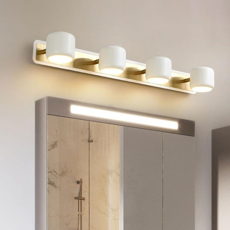 Modern Simplicity LED Wall Sconce Bathroom Mirror Light Cylinder Design