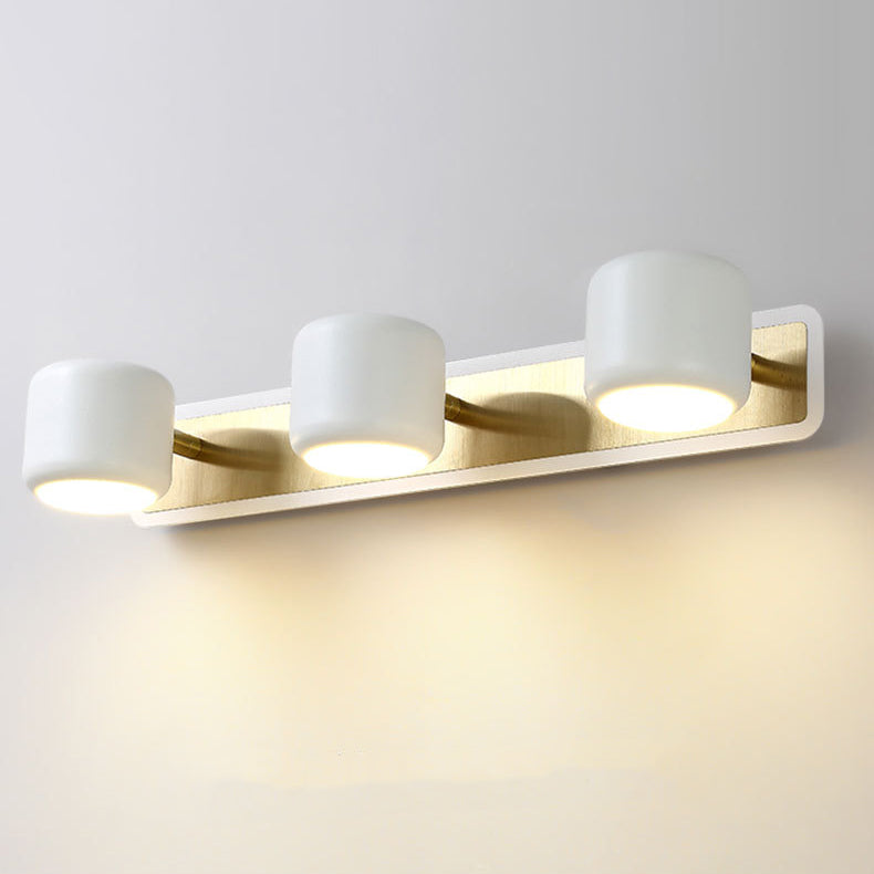 Modern Simplicity LED Wall Sconce Bathroom Mirror Light Cylinder Design