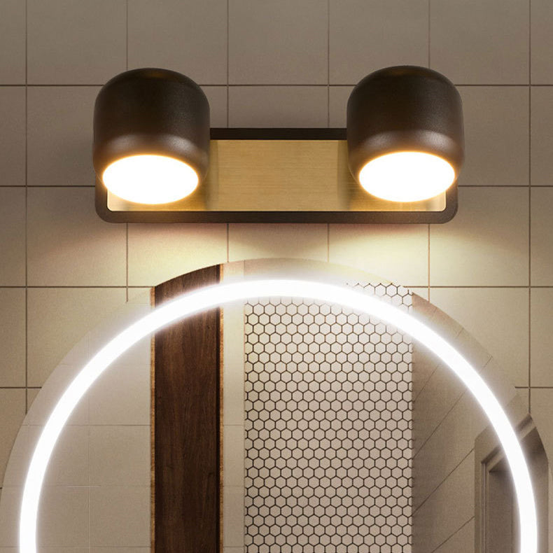 Modern Simplicity LED Wall Sconce Bathroom Mirror Light Cylinder Design