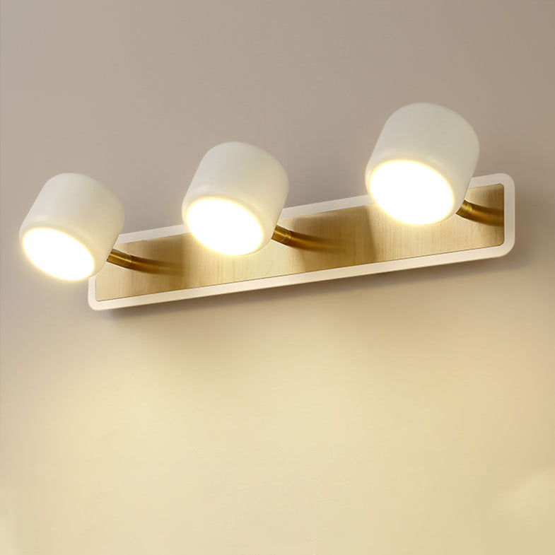 Modern Simplicity LED Wall Sconce Bathroom Mirror Light Cylinder Design