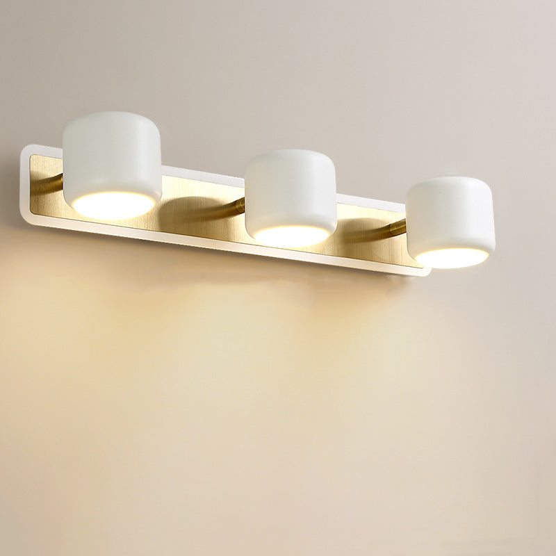 Modern Simplicity LED Wall Sconce Bathroom Mirror Light Cylinder Design