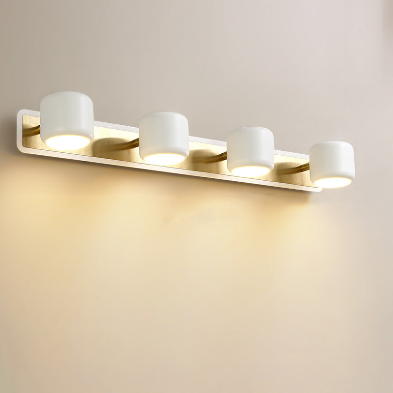 Modern Simplicity LED Wall Sconce Bathroom Mirror Light Cylinder Design