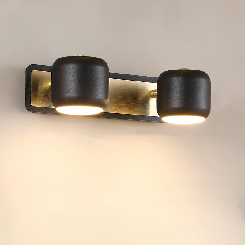 Modern Simplicity LED Wall Sconce Bathroom Mirror Light Cylinder Design
