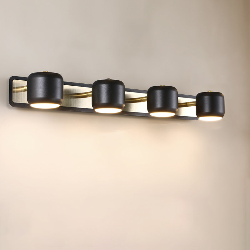 Modern Simplicity LED Wall Sconce Bathroom Mirror Light Cylinder Design