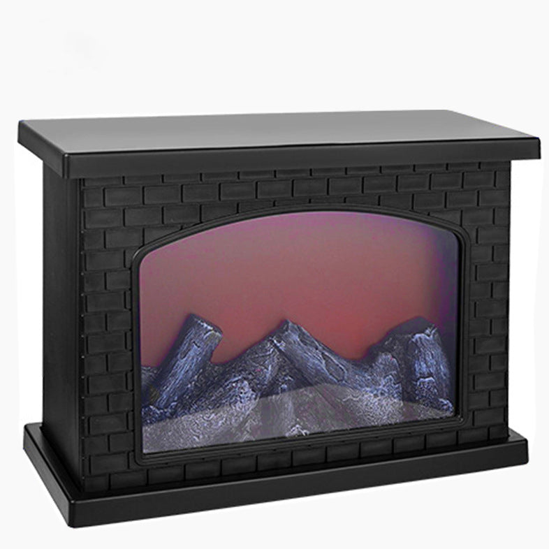 Contemporary LED Flame Effect Table Lamp for Study & Home Decor