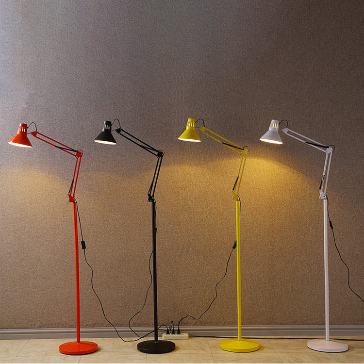 Contemporary Scandinavian Retractable Swivel Floor Lamp for Bedroom

Illuminate your space with this stylish Scandinavian retractable swivel floor lamp, designed for modern bedrooms. This 1-light standing lamp features a sleek iron construction, offering
