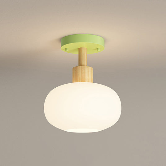 Contemporary Scandinavian Cream Flower Semi-Flush Ceiling Light for Bedroom

Illuminate your space with this stunning contemporary Scandinavian cream flower round oval semi-flush mount ceiling light. Perfect for bedrooms, this 1-light fixture combines ele