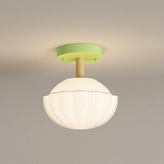 Contemporary Scandinavian Cream Flower Semi-Flush Ceiling Light for Bedroom

Illuminate your space with this stunning contemporary Scandinavian cream flower round oval semi-flush mount ceiling light. Perfect for bedrooms, this 1-light fixture combines ele