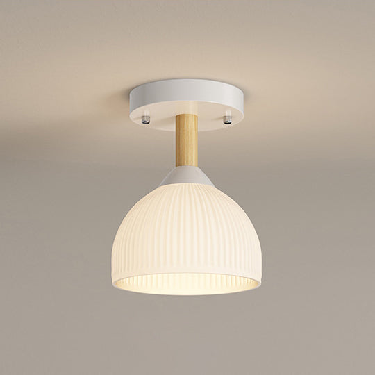 Contemporary Scandinavian Cream Flower Semi-Flush Ceiling Light for Bedroom

Illuminate your space with this stunning contemporary Scandinavian cream flower round oval semi-flush mount ceiling light. Perfect for bedrooms, this 1-light fixture combines ele