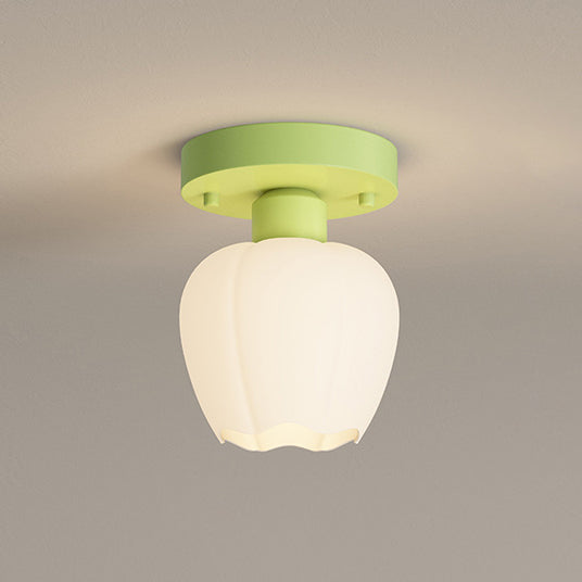 Contemporary Scandinavian Cream Flower Semi-Flush Ceiling Light for Bedroom

Illuminate your space with this stunning contemporary Scandinavian cream flower round oval semi-flush mount ceiling light. Perfect for bedrooms, this 1-light fixture combines ele