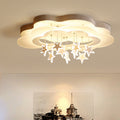 Modern Art Deco Star Cloud Led Flush Mount Ceiling Light for Bedroom