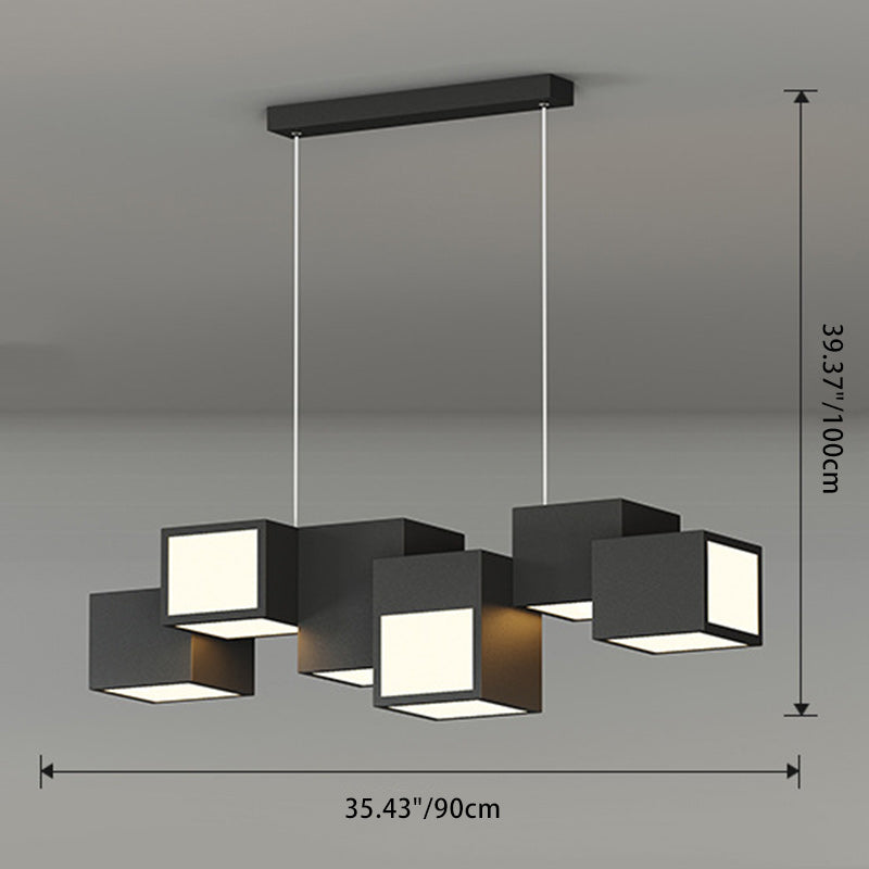 Scandinavian Staggered Square LED Chandelier for Dining Room

Illuminate your dining space with this Contemporary Scandinavian Rubik's Cube Staggered Square Iron Acrylic LED Island Light Chandelier. Designed to blend elegance and modern aesthetics, this c