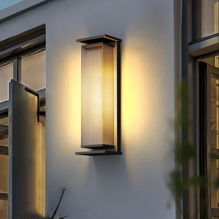 Modern Minimalist Waterproof Stainless Steel LED Outdoor Wall Sconce Lamp