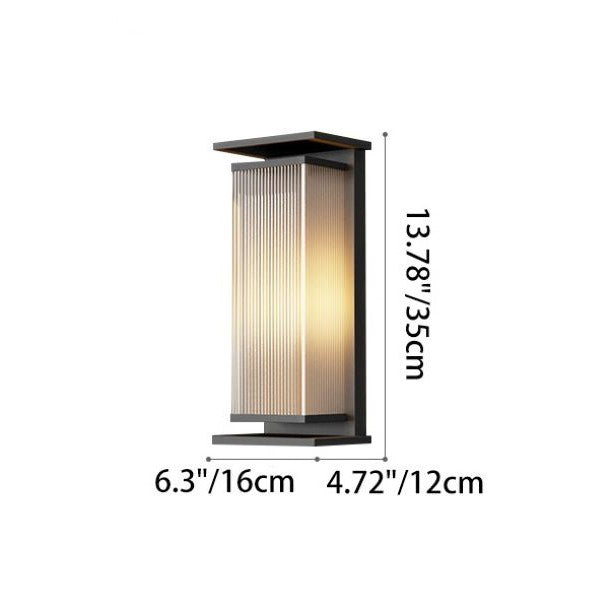 Modern Minimalist Waterproof Stainless Steel LED Outdoor Wall Sconce Lamp