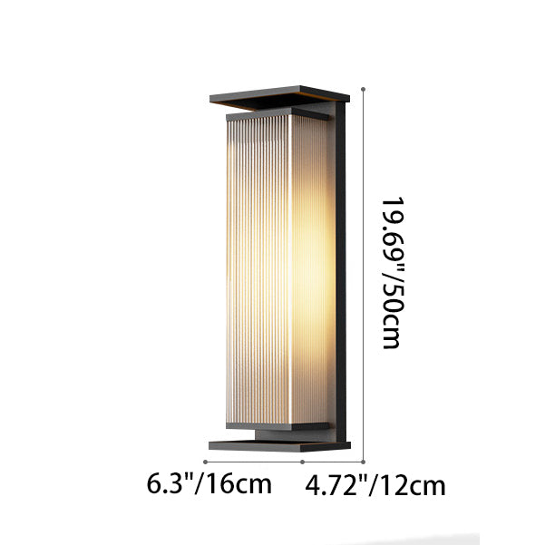 Modern Minimalist Waterproof Stainless Steel LED Outdoor Wall Sconce Lamp