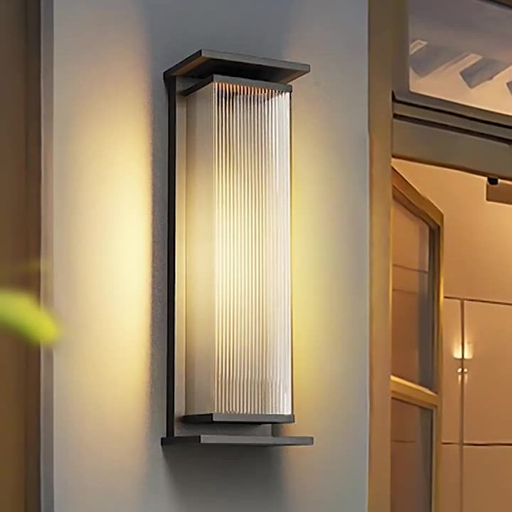 Modern Minimalist Waterproof Stainless Steel LED Outdoor Wall Sconce Lamp