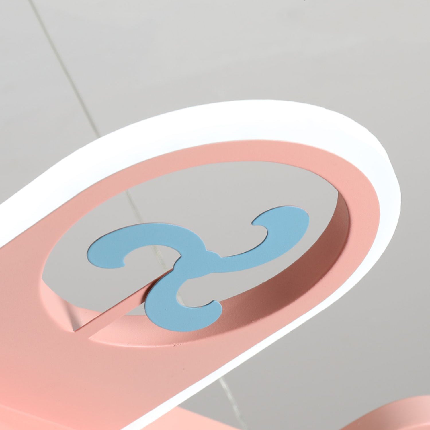 Contemporary Kids Airplane LED Chandelier | Modern Acrylic Light Fixture for Bedroom