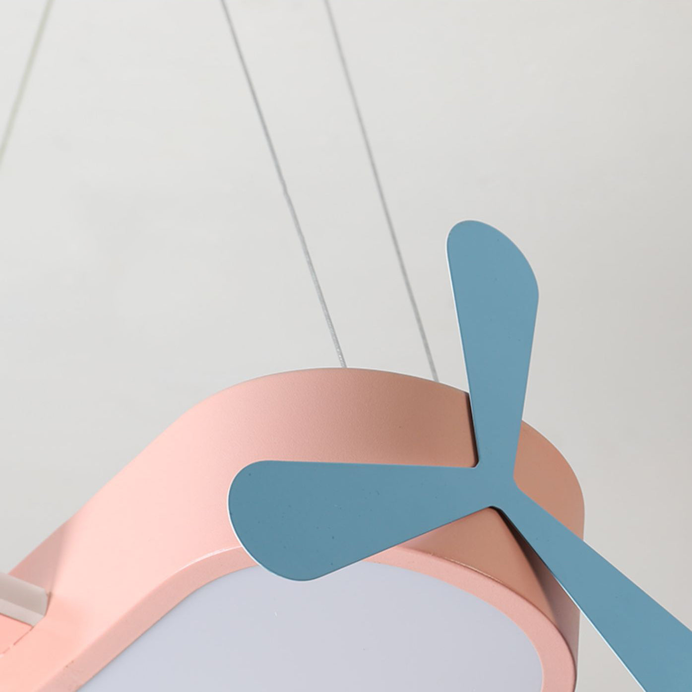 Contemporary Kids Airplane LED Chandelier | Modern Acrylic Light Fixture for Bedroom